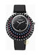 Cosmopolitan CM10102 Watch with Black Leather Strap