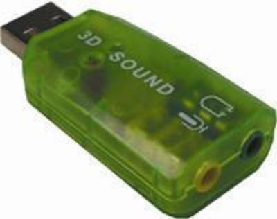 External USB 2.0 Sound Card Green