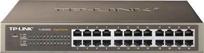 TP-LINK TL-SG1024D v1 Unverwaltet L2 Switch mit 24 Ports Gigabit (1Gbps) Ethernet