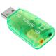 External USB 5.1 Sound Card Green