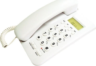 SKH-300CID Office Corded Phone White