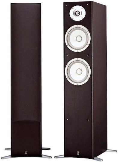 Yamaha Pair of Hi-Fi Speakers Floor 200W 3 No of Drivers Cherry