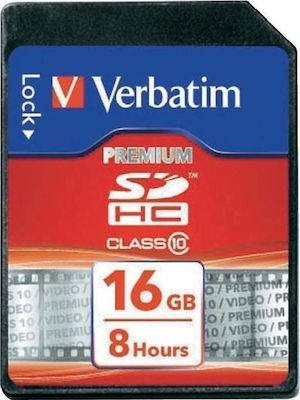 Verbatim Premium SDHC 16GB Clasa 10 U1 Viteză mare