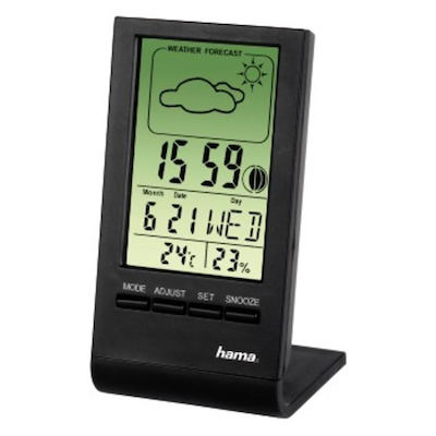 HAMA TH-100 Digital Weather Station Tabletop Black