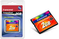 Transcend CompactFlash 2GB Viteză mare