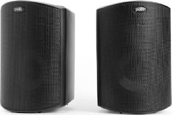 Polk Audio Passive Wall-mounted Speakers 100W Atrium5 (Pair) 17.2x19.7x26.2cm Black