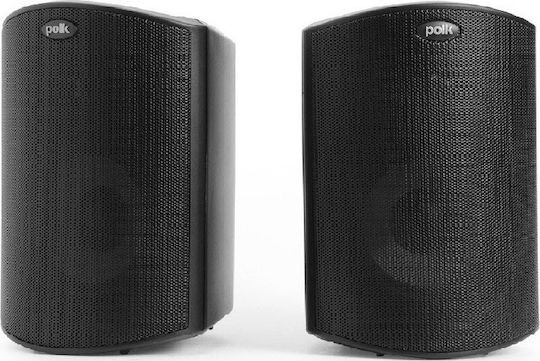 Polk Audio Passive Wall-mounted Speakers 100W Atrium5 (Pair) 17.2x19.7x26.2cm Black