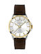 Jacques Lemans Watch Battery with Brown Leather Strap 1-1540H