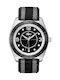 Lacoste Herrenuhr 42mm Batterie mit Schwarz Stoffarmband