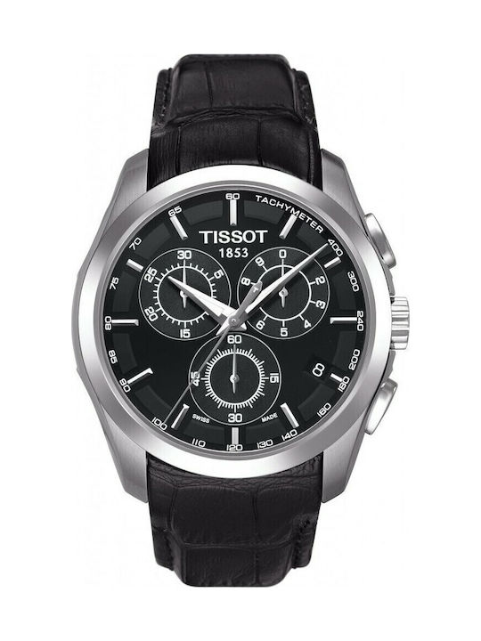 Tissot Couturier Ceas Bărbați 44mm Cronograf Ba...