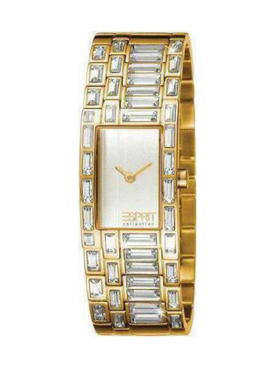 Esprit Uhr mit Gold Metallarmband