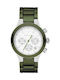 DKNY Chronograph Green Aluminium Bracelet