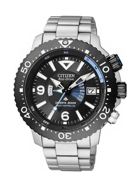 Citizen Battery Chronograph Watch with Metal Bracelet Silver