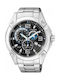 Citizen Uhr Eco - Antrieb mit Silber Metallarmband