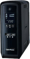 CyberPower CP1500EPFCLCD UPS Line-Interactive 1500VA 900W με 6 Schuko Πρίζες