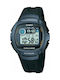 Casio V Digital Watch Battery with Black Rubber Strap V VES VEF