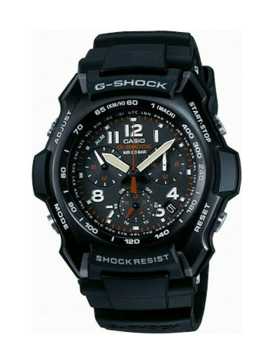 Casio G-Shock Ceas Cronograf Baterie cu Negru Brățară din cauciuc