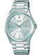 Casio Men's Watch 38mm Battery with Silver Metal Bracelet