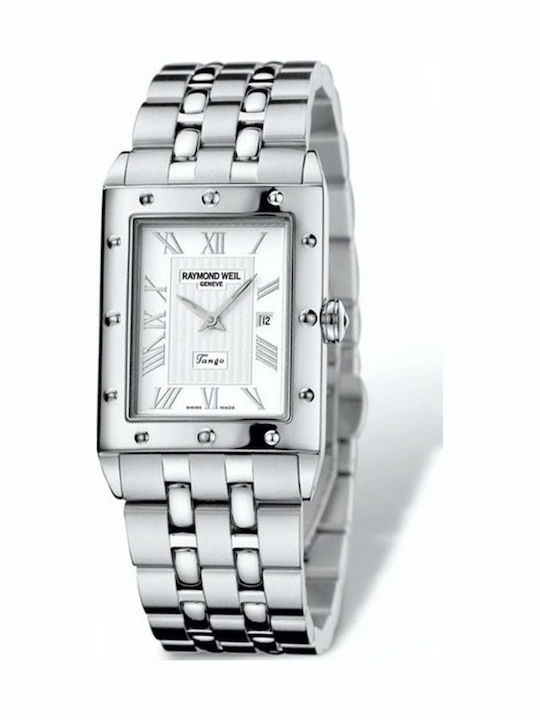 Raymond Weil Women's Watch Chronograph with Silver Metal Bracelet