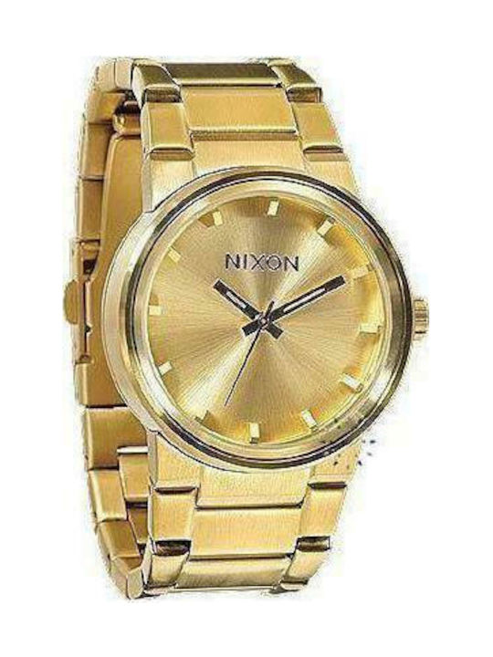 Nixon Uhr Batterie mit Gold Metallarmband A160-1502