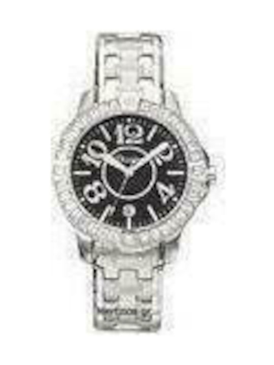 Crystal Steel Watch