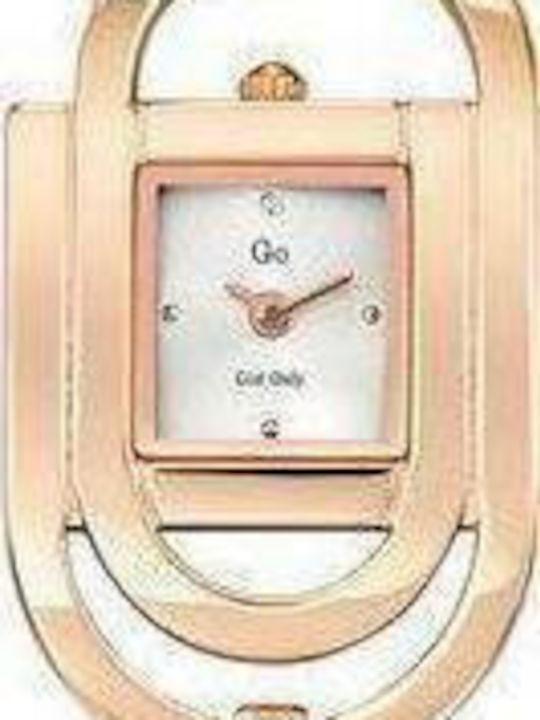 Go Girl Only Womens Watch 24.2mm Battery with Black Leather Strap