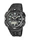 Casio Ceas Barbătesc 41mm Solar cu Curea din Cauciuc Neagră EF