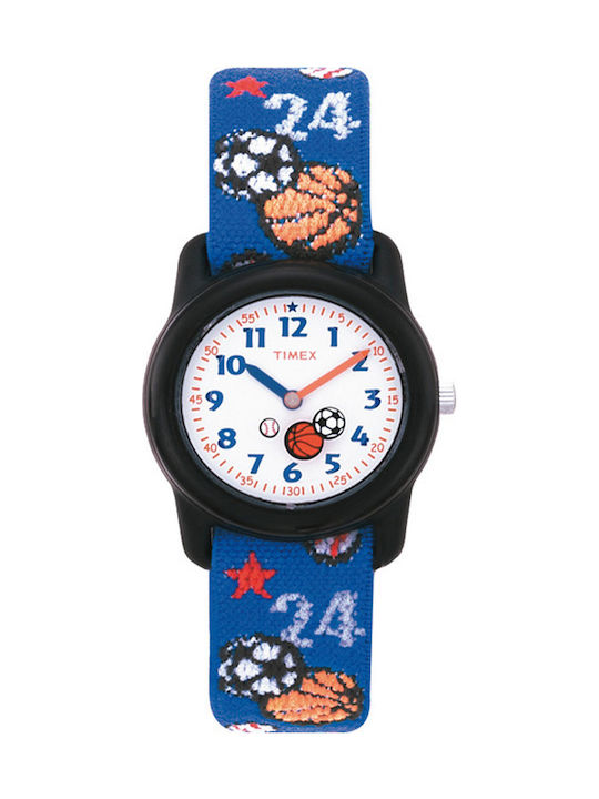 Timex Παιδικό Αναλογικό Ρολόι 28mm Μπλε