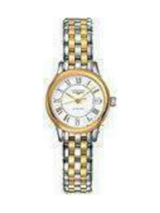 Longines L42743217 Watch with Gold / Gold Metal Bracelet