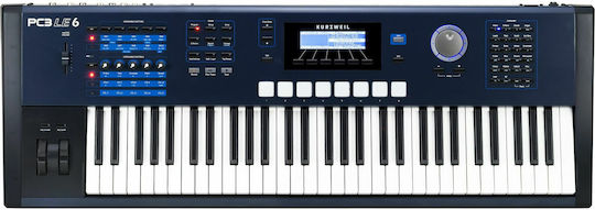 Kurzweil Electric Stage Piano PC-3LE6 with 61 Semi-Weighted Keys and Connection with Headphones and Computer Black