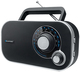 Blaupunkt BTA-6000 Ретро Портативен Радиоприемник с Мрежово Захранване и на Батерии Черен