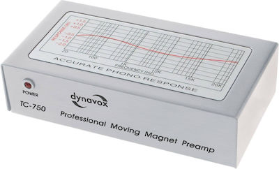 Dynavox TC-750 Phono Preamp Ασημί