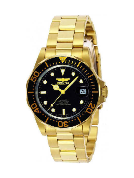 Invicta Watch Kinetic with Gold Metal Bracelet 8929