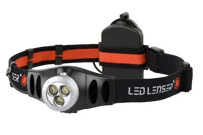 LedLenser Headlamp LED Waterproof IPX4 with Maximum Brightness 120lm H3.2 500767