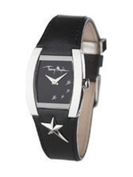 Mugler 4703801 Uhr mit Schwarz Lederarmband 4703801