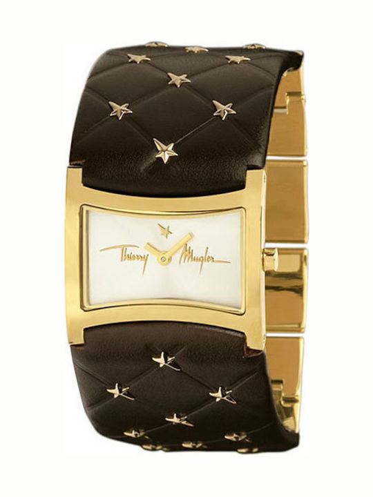 Mugler 4702602 Women's Watch with Brown Metal Bracelet 4702602
