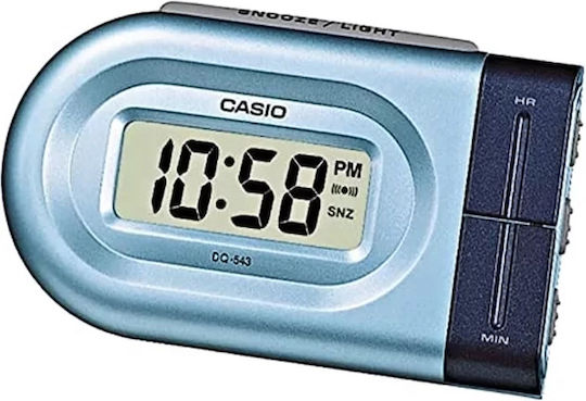 Casio Tabletop Digital LED Clock With Blue Alarm Clock DQ-543-2EF
