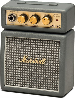 Marshall MS-2C Mini Amplifier for Electric Guitar 1 x 2" 1W Gray