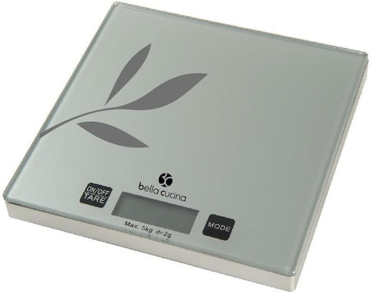 Bella Cucina BC 4001 Ψηφιακή Ζυγαριά Κουζίνας έως 5kg Πολύχρωμη