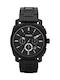 Fossil Watch Chronograph Battery with Black Metal Bracelet