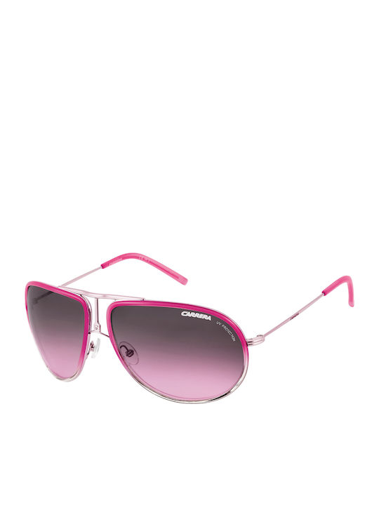 Carrera Men's Sunglasses with Pink Frame and Grey Gradient Lens 15 XDY/FF