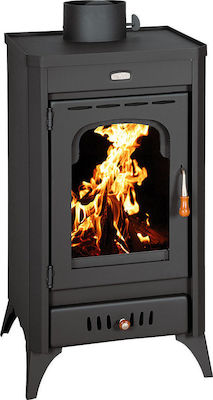 Prity SR Steel Wood Burning Stove 11kW Black