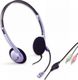 Genius On Ear Multimedia Headphone with Microphone 3.5mm Jack Blue 31710037100