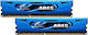 G.Skill Ares 16GB DDR3 RAM cu 2 module (2x8GB) și Viteză 1866 pentru Desktop