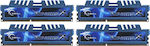 G.Skill RipjawsX 32GB DDR3 RAM with 4 Modules (4x8GB) and 1600 Speed for Desktop