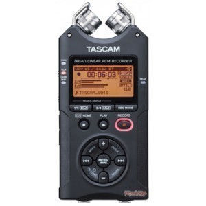 Tascam DR-40 Multichannel Battery Powered/Electric Portable Audio Digital Recorder with Memory Card