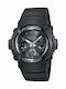 Casio G-Shock Ανδρικό Ρολόι 46mm Χρονογράφος Μπαταρίας με Μαύρο Καουτσούκ Λουράκι