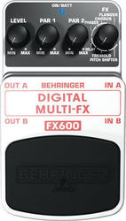 Behringer FX600 Multi-effects EffectChorus / Delay / Flanger / Phaser / Pitch­shifter / Tremolo Electric Guitar