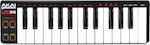 Akai Midi Keyboard LPK25V2 με 25 Πλήκτρα σε Μαύρο Χρώμα