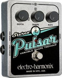 Electro-Harmonix Stereo Pulsar Pedals EffectTremolo Electric Guitar and Electric Bass